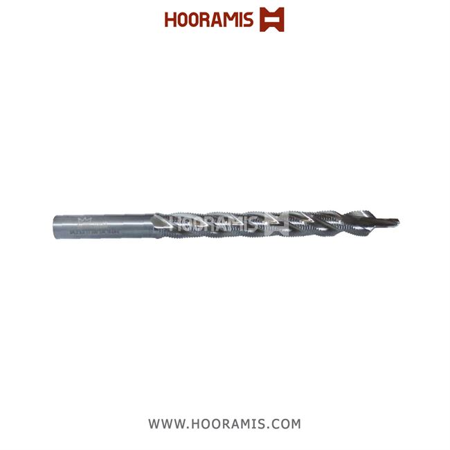 مته دوکاناله نوک دار 10*140*100*11*11*4.5 از جنس Solid Carbide  با رزوه ریز  جهت فرزکاری و شیارزنی در  پروفیلهای uPVC , آلومینیوم و فولادی 