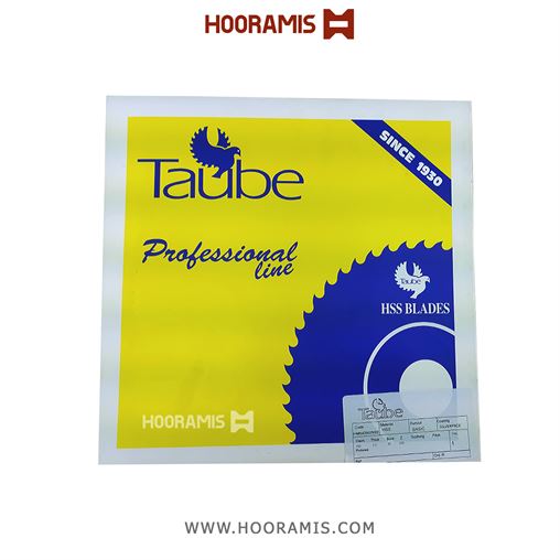 تیغ اره فولادی بزرگ برش زهوار پلاستیک و uPVC برند Taube ایتالیا به ابعاد 32*2.5*250 - Z200 20240805_132712.png