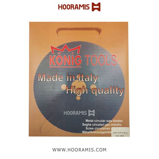 تیغ اره فولادی بزرگ برش زهوار پلاستیک و uPVC برند Konig Tools ترکیه ساخت ایتالیا به ابعاد 32*2*200- Z160a 931_2024-01-13_11-48-43.png