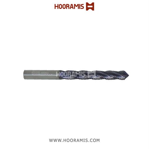 مته چهار کاناله  10*110*65*10 با زاویه نوک 90 از جنس Solid Carbide  با رزوه ریز جهت فرزکاری و شیارزنی در  پروفیلهای uPVC دردستگاهDG 604  Artikon-Setino (KB 15)