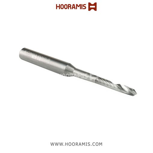 مته اختصاصی تک کاناله با مارپیچ راستگرد 8*80*40*25*5 از جنس Solid Carbide جهت ایجاد شیار آب بر روی پروفیلهای uPVC در ماشینهای AFS, BJM, Rotox , Schirmer, Murat, etc 