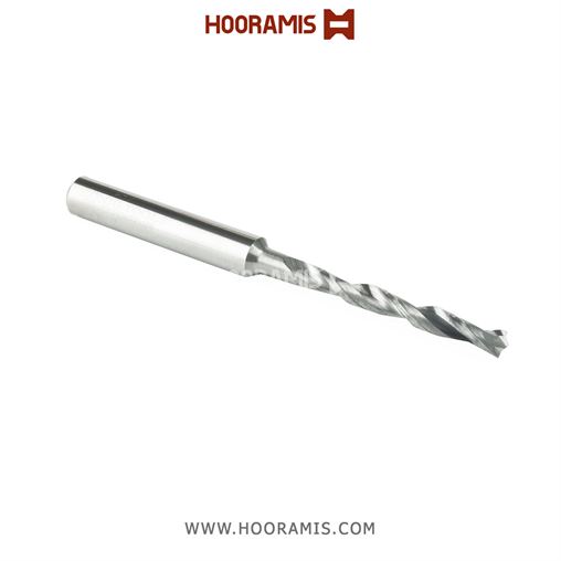 مته اختصاصی دو کاناله 8*95*50*40*5  از جنس Solid Carbide جهت فرزکاری در پروفیلهای  uPVC در ماشین  Murat 