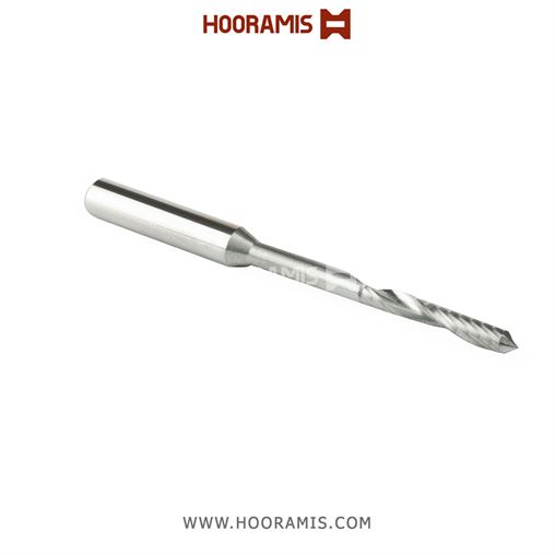 مته اختصاصی تک کاناله با مارپیچ راستگرد 8*95*55*30*5 از جنس Solid Carbide جهت ایجاد شیار آب بر روی پروفیلهای uPVC در ماشینهای AFS , BJM , Rotox , Schirmer , Murat, etc  